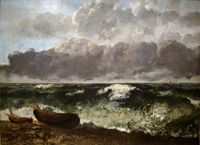 The Stormy Sea by Gustave Courbet